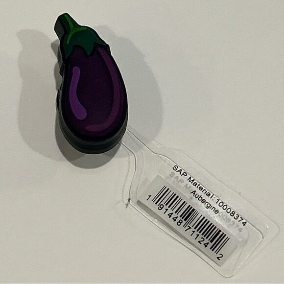 NEW 11 Pcs crocs jibbitz charms H Potter Dice Spaghetti Surfboard Eggplant c6 - Picture 2 of 6